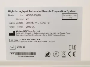 MGI MGISP-960 High-Throughput Automated Sample Preparation System, 7 of 11