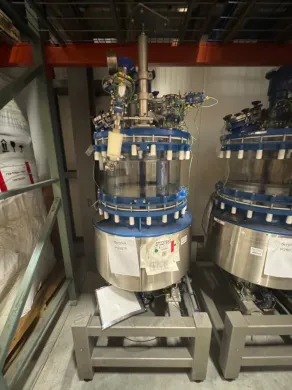 Buchi Custom Pilot Plant Evaporator System with Glass Reactor Vessel and Integrated Instrumentation