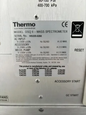 Thermo Scientific DSQ II Quadrupole Mass Spectrometer for Chemical and Pharmaceutical Analysis