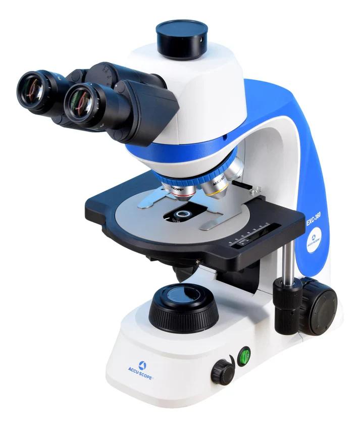 Accu-Scope EXC-360 Trinocular Clinical Microscope with Plan Achromat Objectives