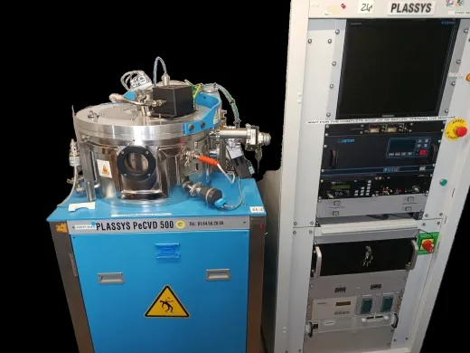 Multi-Component High-Vacuum Chemical Vapor Deposition System SP-500 with RF Power and Control Electronics