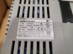 Fuji Electric Monitouch V810iCD Screen, 3 of 4