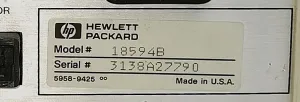 HP 7673 (18594B) Autosampler Controller for HP 5890 Series II GC, 13 of 28