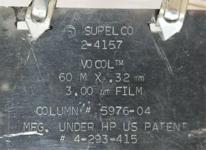 Supelco VOCOL (24157) Capillary Column 60m x 0.3mm x 3µm, 2 of 2