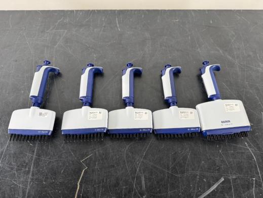 Rainin Pipet-Lite XLS Multichannel Pipettes Set of 5 for Precision Liquid Handling-cover