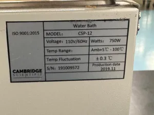 Cambridge Scientific Water Bath, 4 of 4