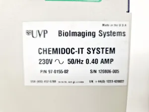 UVP ChemiDoc-It Imaging System Lab, 3 of 28