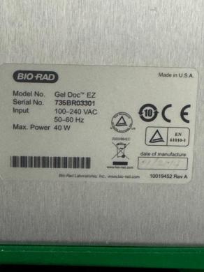 Bio-Rad Gel Doc EZ Imager Gel Documentation System for DNA, RNA, and Protein Imaging-cover