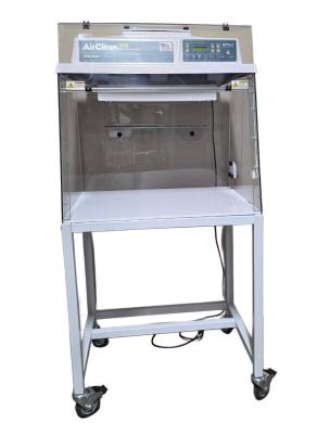 AirClean Systems 600PCR PCR Workstation with ISO 5 Vertical Laminar Airflow and UV Decontamination-cover