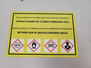 NanoBioAnalytics UVC-1014 UVC Ozone Cleaner for Laboratory Decontamination, 7 of 8