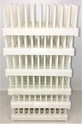 Polypropylene Test Tube Holder and Drying Rack for 50 Tubes (14-17 mm), 3 of 3