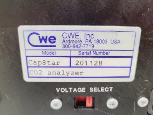 CWE Capstar-100 CO2 Carbon Dioxide Analyzer, 12 of 13