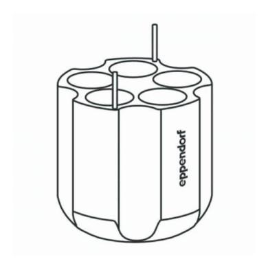 Eppendorf 5x50ml Adapters for S-4-104, Cat # 5825732006-cover