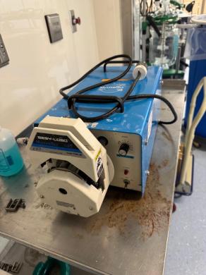 Cole-Parmer Masterflex 7549-30 Peristaltic Pump with Digital Controller and 15 L Glass Reactor Vessel-cover