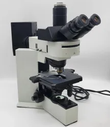 Olympus BX40 Fluorescence Microscope with Trinocular Head and 10x, 40x, 100x Objectives, 4 of 8