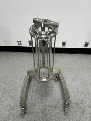 GE Axichrom 140/300 Preparative Chromatography Column with Mobile Stainless Steel Stand-cover