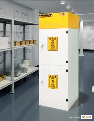 CS60 A+B PVC Chemisafe Chemical Storage Safety Cabinet with Modular Compartments