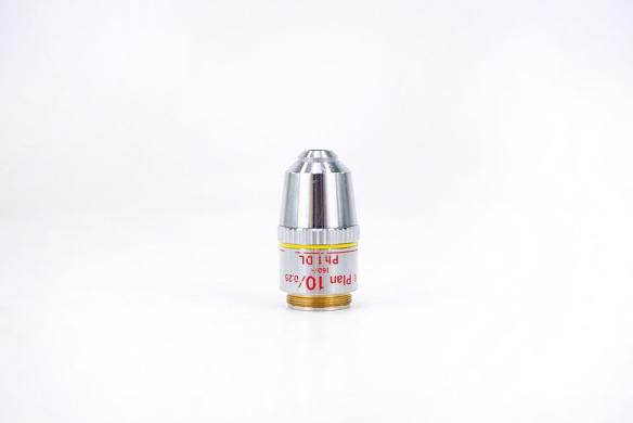 Nikon E Plan 10x/0.25 Ph1 DL 160/- Phase Contrast Microscope Objective Lens-cover