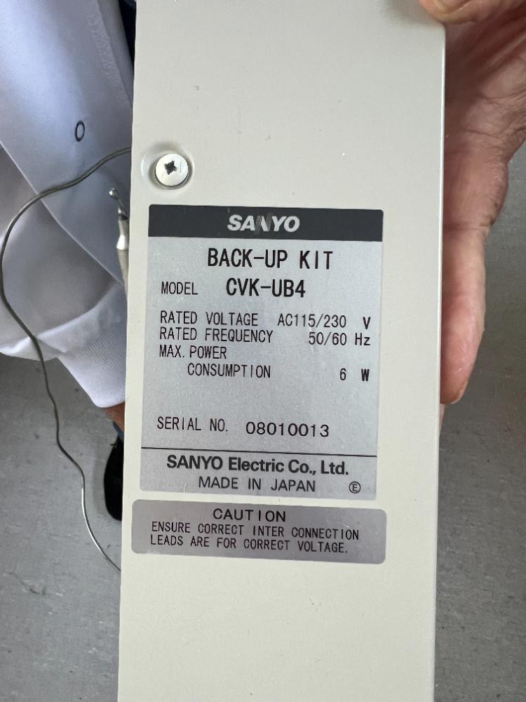 Panasonic CVK-UB4 Cooling Kit Backup Unit for -80°C Ultra-Low Temperature Systems
