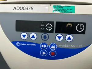 Fisher Scientific accuSpin Micro 17R Refrigerated Centrifuge, 4 of 4