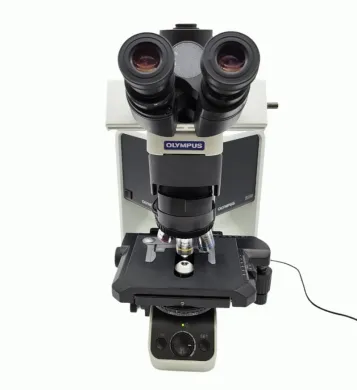Olympus BX46 LED Trinocular Microscope with 100x Objective for Hematology