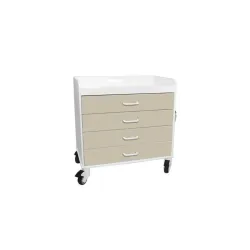 TrippNT Extra Wide Compact Cart with Locking Drawers and HDPE Construction, 9 of 12