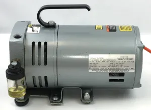 Gast 0323-G582EDX Rotary Vane Vacuum Pump, 5 cfm, 1/3 HP, 4 of 6