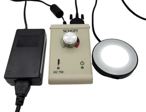 Schott VisiLED MC 750 and TLS-BF Backlight Illumination for Stereo Microscope
