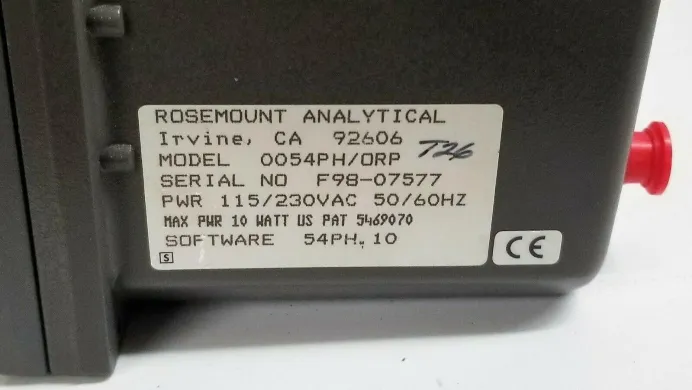 Rosemount Model 54e pH/ORP Analyzer and Controller
