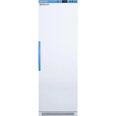Accucold ARS15ML Upright Laboratory Refrigerator 15 Cu.Ft. Solid Door with Antimicrobial Handle