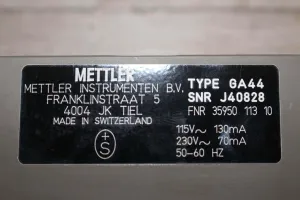 Mettler Toledo GA44 Printer for J Series Balances, 3 of 3