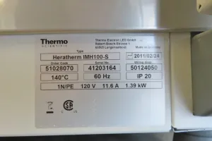 Thermo Scientific Heratherm Incubator IMH Series Protocol Incubator with Dual Convection, 9 of 10