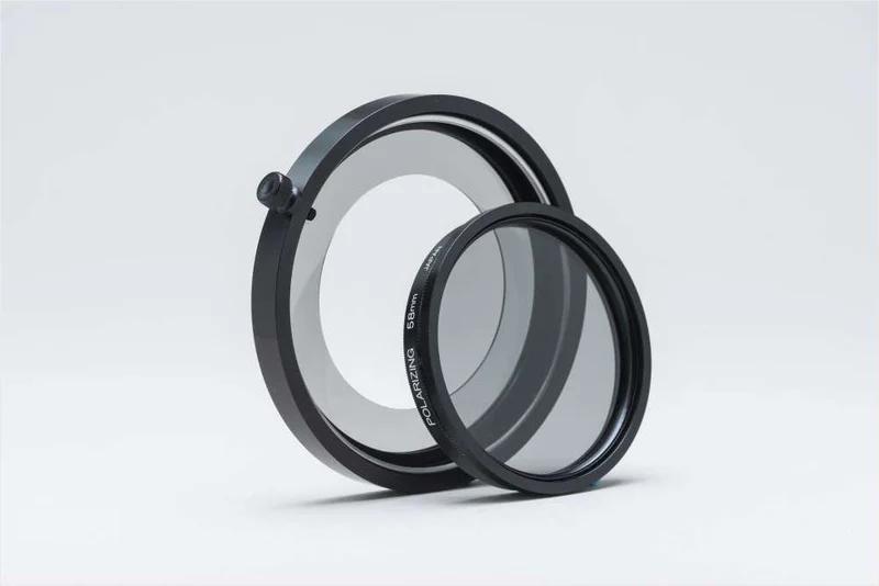 Schott A08615 Polarizer/Analyzer Kit with Snapfit Ringlight Mount and Vibration Lock