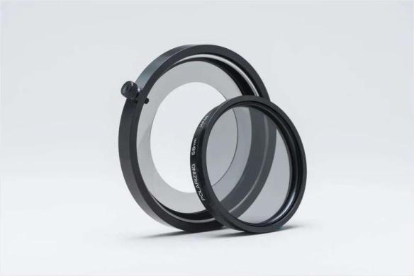 Schott A08615 Polarizer/Analyzer Kit with Snapfit Ringlight Mount and Vibration Lock-cover
