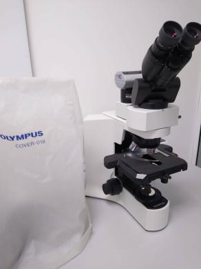 Olympus BX41 Binocular Biological Microscope with Camera-cover
