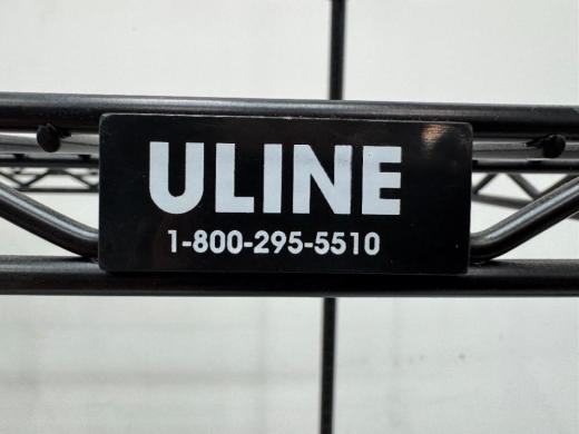 Uline Wire Rack Mobile Steel Shelving Unit with Adjustable Shelves-cover