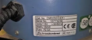 Soxhlet Extraction Kit with Barnstead Electrothermal CM0250-CEX1 Heating Mantle (250mL), 7 of 7