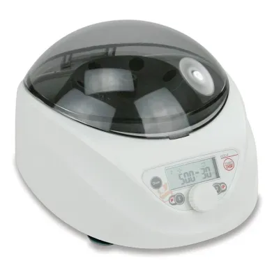 Globe Scientific GCC-P Portable Clinical Centrifuge with Fixed-Angle Rotor and 12VDC Power Adapter
