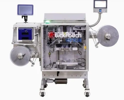 QuickPouch Vertical 2.0 Form-Fill-Seal Machine with ALLEN BRADLEY Controller, 240 VAC