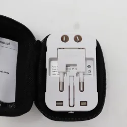 Universal Travel Power Adapters with Multi-Region Outlets and Dual USB Ports (3-Pack), 6 of 8
