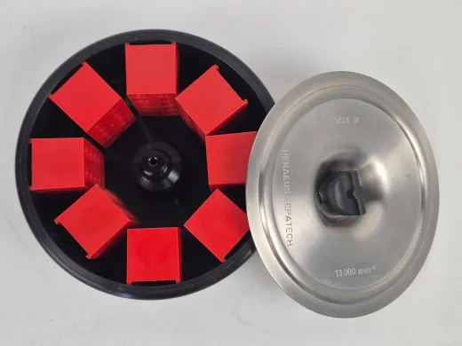 Heraeus Sepatech RHTA 13.8 Fixed-Angle Centrifuge Rotor
