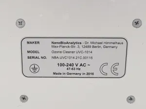 NanoBioAnalytics UVC-1014 UVC Ozone Cleaner for Laboratory Decontamination, 3 of 8