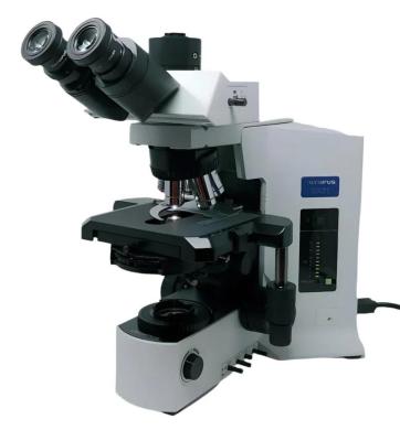 Olympus BX51 Microscope with Phase Contrast and Trinocular Head-cover