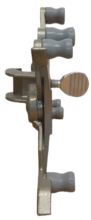 Fisher Castaloy-R 3361-4 Double Burette-Pipette Clamp