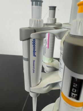 Eppendorf Research Plus Single-Channel Manual Pipettes Set of 6 with Stand-cover