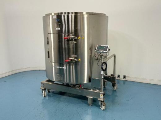 Pall Stainless Steel Jacketed 2000L Round Mixing Container for Bioprocessing-cover