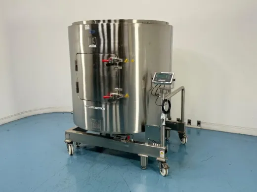 Pall Stainless Steel Jacketed 2000L Round Mixing Container for Bioprocessing