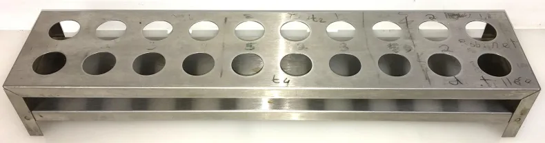 Assorted Test Tube Racks Box with Polypropylene, Aluminum, Stainless Steel Racks for Various Tube Sizes