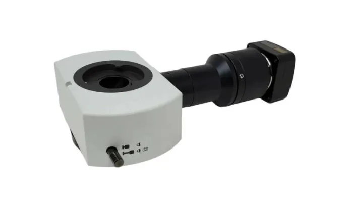 Olympus U-TRUS Microscope with 0.5x Adapter and AmScope AU1000 Camera