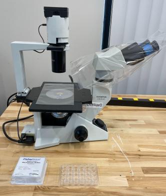 Olympus CKX41 Inverted Phase Contrast Cell Culture Microscope with Ultrlong Working Distance Condenser-cover